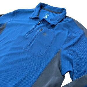 Nike ACG Mens XL Blue Gray 1/4 Zip Pullover Dri-Fit Performance Shirt